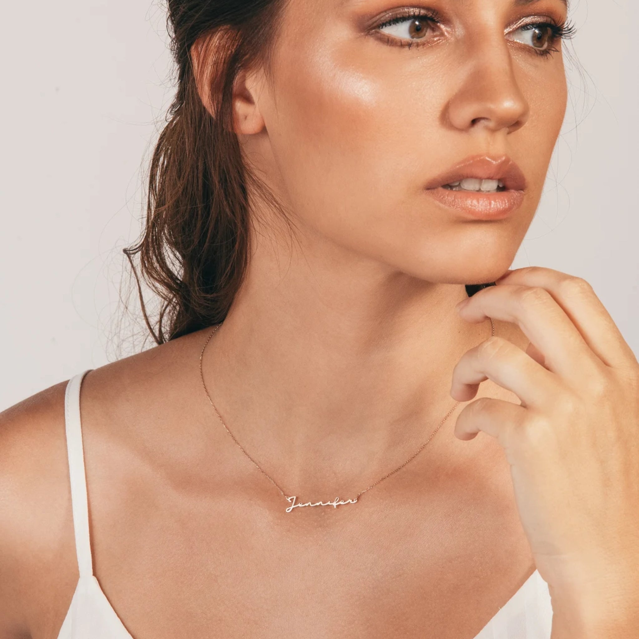 Tiny Heart Birthstone Necklace