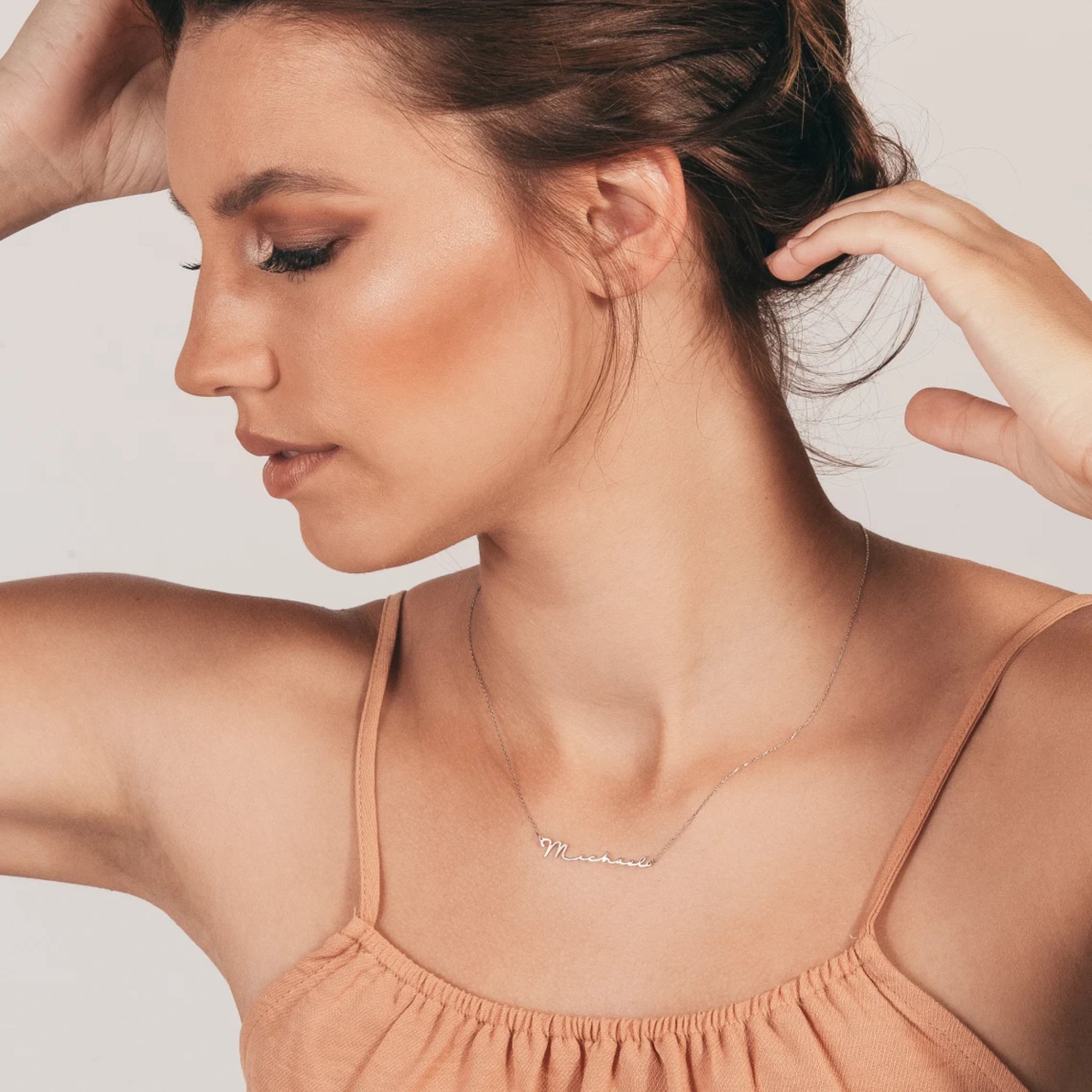 Tiny Heart Birthstone Necklace